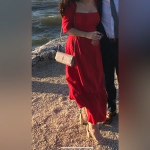 Red REFORMATION dress